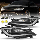 VehicleAid Headlights For 2015-2017 Chrysler 200
